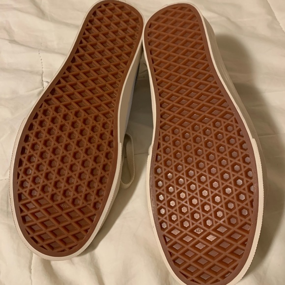 Leather vans ( cream ) - vintage pop grey - Picture 3 of 7